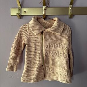 Akini Light Pink Zip Up Sweater Size 2T